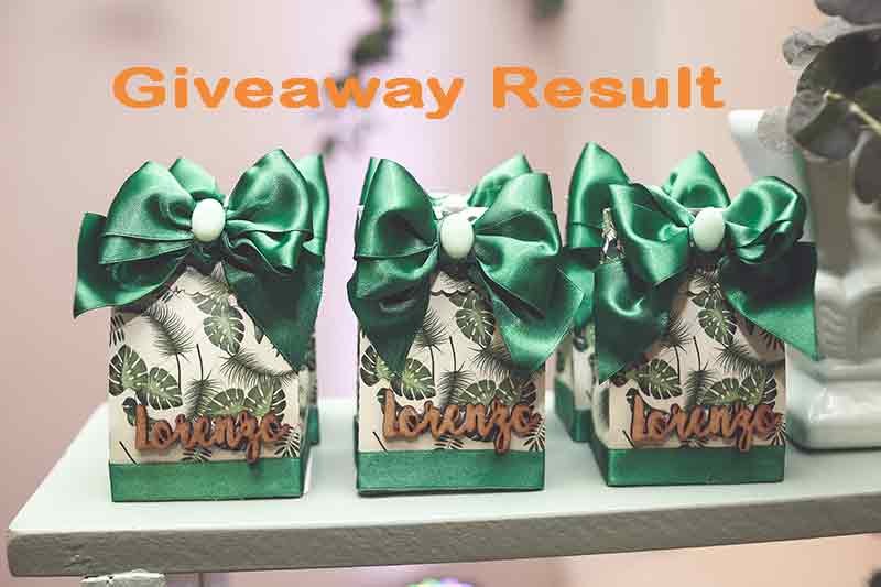 Giveaway result- Redmi 7 1 giveaway
