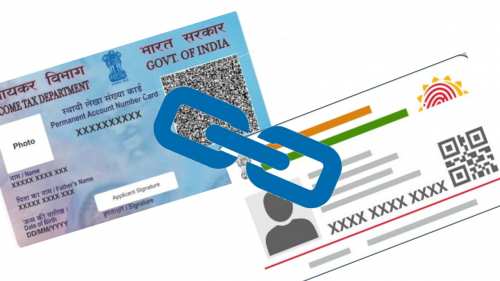 Link Aadhar with pan